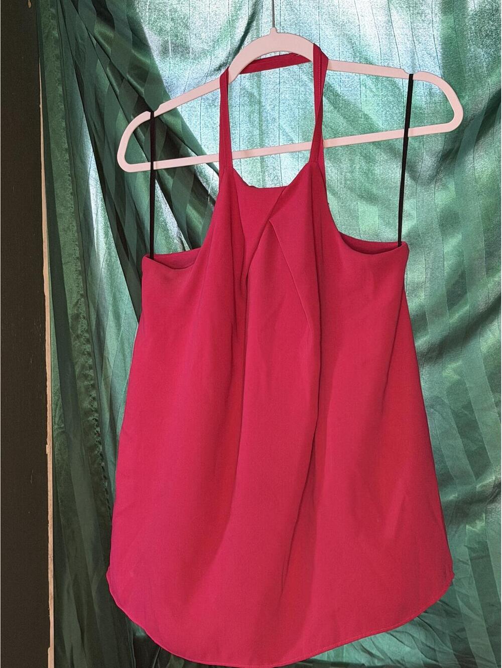 Great Jones Pink Halter Neck Top Medium